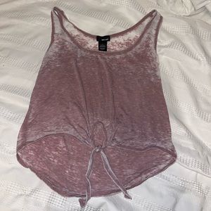 Purple-Pink cropped top